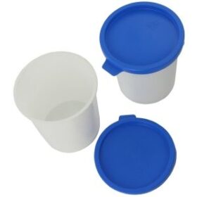 GOBELETS CRACHOIRES GRADUE AVEC COUVERCLE X10