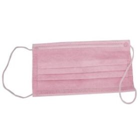 Masques chirurgicaux 3 plis type II R - Rose boite de 50