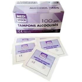 TAMPONS ALCOOLISES MEDISTOCK / 100