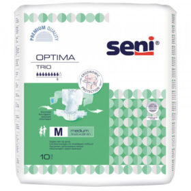 SENI OPTIMA TRIO 8 GOUTTES MEDIUM / 10 CARTON DE 6