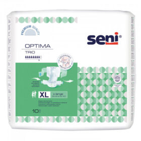 SENI OPTIMA TRIO 8 GOUTTES EXTRA LARGE / 10 CARTON DE 6