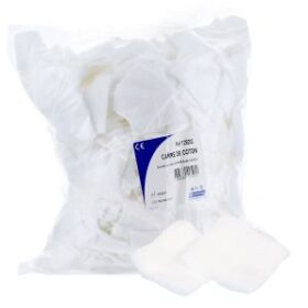 Carrés de coton sachet de 500