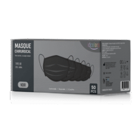 MASQUES CHIR TYPE IIR AD NOIR SANTECARE / 50