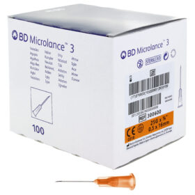 BD Microlance25G - orange- 0.5 x 16 mm Aiguilles hypodermiques